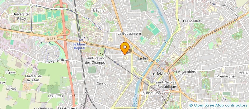 localisation de l'entreprise MONSIEUR PASCAL PACAUD à LE MANS