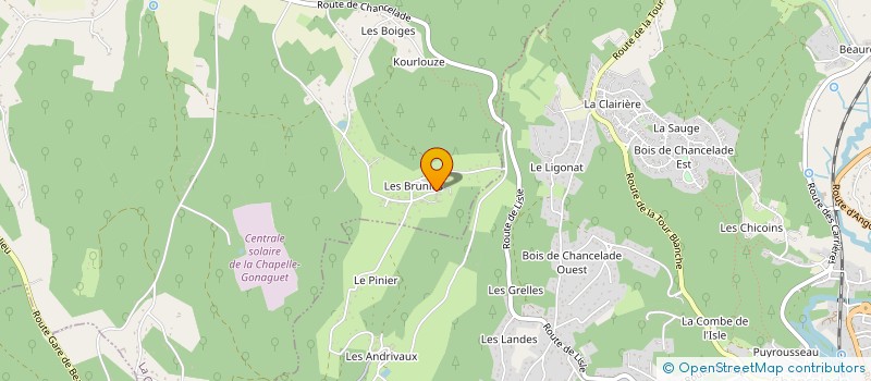 localisation de l'entreprise MONSIEUR PASCAL PACCANARO  LA CHAPELLE-GONAGUET