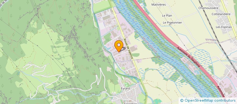 localisation de l'entreprise MONSIEUR PASCAL PADOVANI  VEUREY-VOROIZE