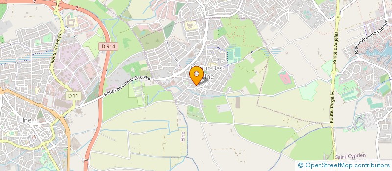 localisation de l'entreprise MONSIEUR PASCAL PAGES  LATOUR-BAS-ELNE