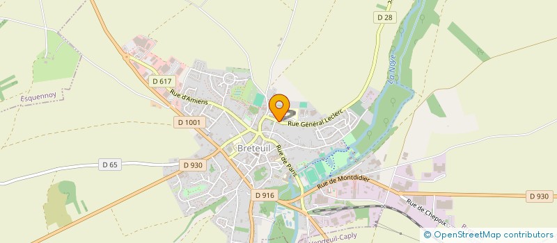 localisation de l'entreprise MONSIEUR PASCAL PAGET  BRETEUIL