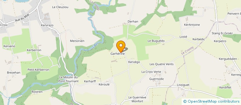 localisation de l'entreprise MONSIEUR PASCAL PALARIC  LE CROISTY