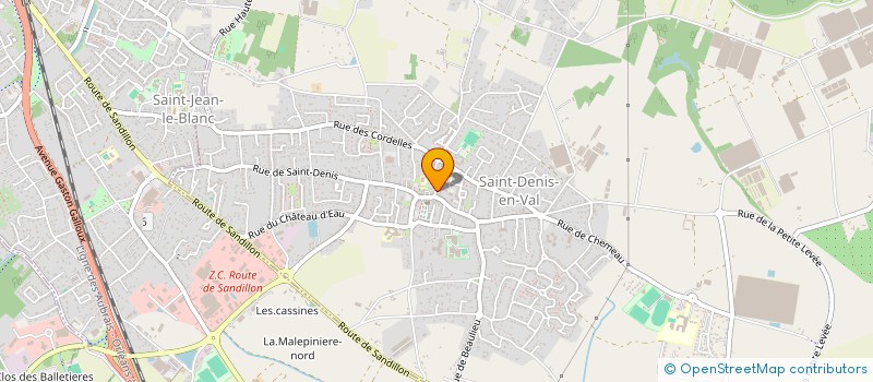 localisation de l'entreprise MONSIEUR PASCAL PANAQUE à SAINT-DENIS-EN-VAL