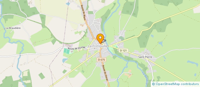 localisation de l'entreprise MONSIEUR PASCAL PANEK  LA TRIMOUILLE