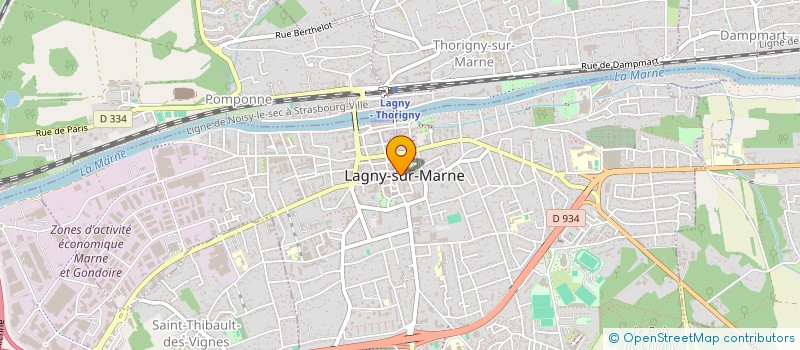 localisation de l'entreprise MONSIEUR PASCAL PANIER  LAGNY-SUR-MARNE