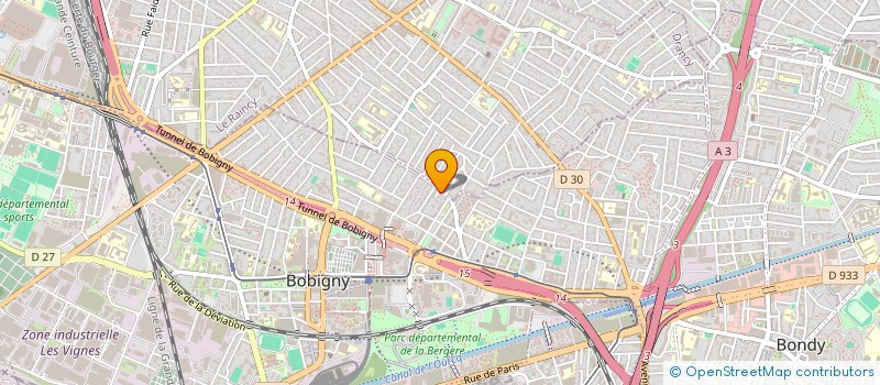 localisation de l'entreprise MONSIEUR PASCAL PANNETIER  BOBIGNY