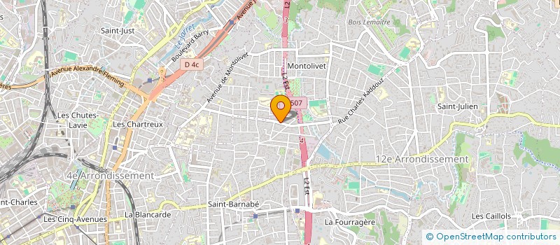 localisation de l'entreprise MONSIEUR PASCAL PANOUILLOT à MARSEILLE