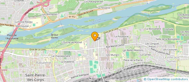 localisation de l'entreprise MONSIEUR PASCAL PANTONNIER  SAINT-PIERRE-DES-CORPS