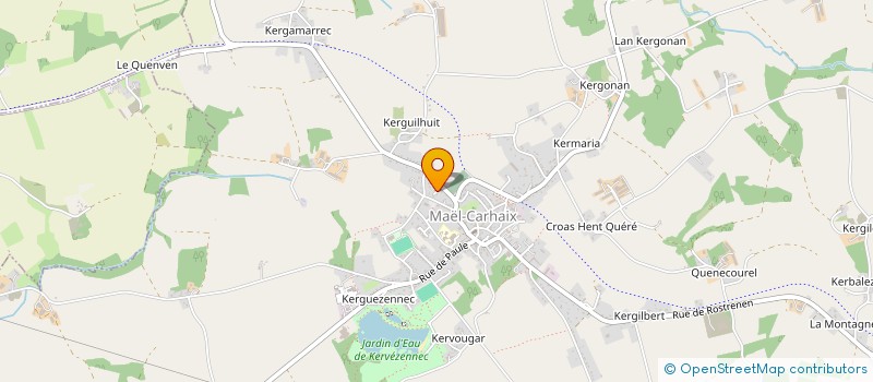 localisation de l'entreprise MONSIEUR PASCAL PAQUIS  MAEL-CARHAIX