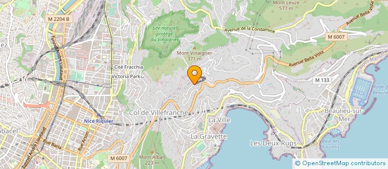localisation de l'entreprise MONSIEUR PASCAL PARRA à VILLEFRANCHE-SUR-MER