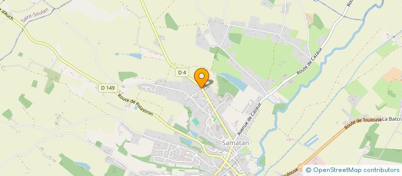 localisation de l'entreprise MONSIEUR PASCAL PARVILLE  SAMATAN