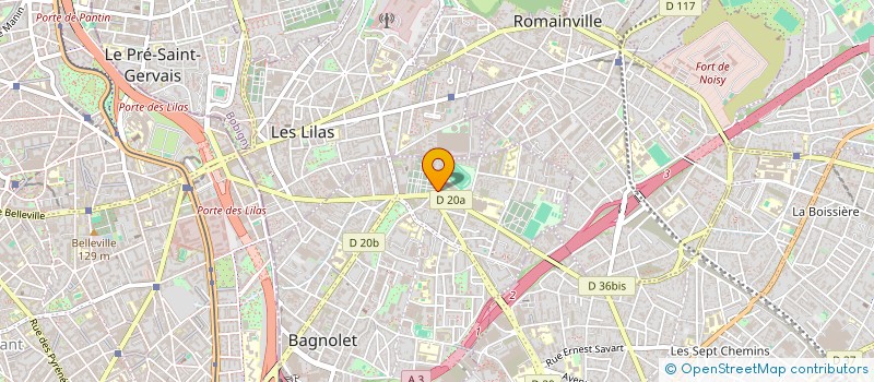 localisation de l'entreprise MONSIEUR PASCAL PASCAL FROMENT à BAGNOLET