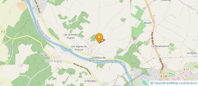 localisation de l'entreprise MONSIEUR PASCAL PASCAUD à POULIGNY-SAINT-PIERRE