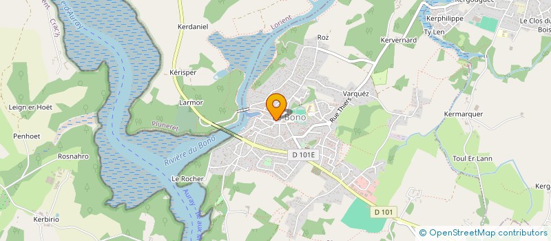 localisation de l'entreprise MONSIEUR PASCAL PASQUIER à LE BONO