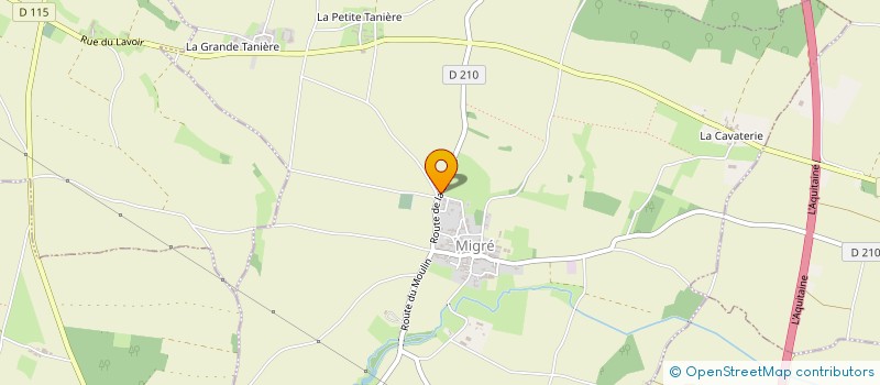 localisation de l'entreprise MONSIEUR PASCAL PASSEBON  MIGRE