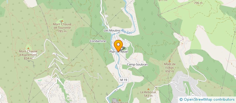 localisation de l'entreprise MONSIEUR PASCAL PASTOR  TOURRETTE-LEVENS