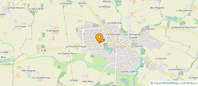 localisation de l'entreprise MONSIEUR PASCAL PATERNEL  LANGAN