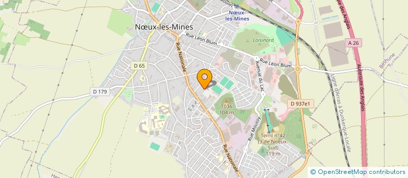 localisation de l'entreprise MONSIEUR PASCAL PATOUT  NUX-LES-MINES