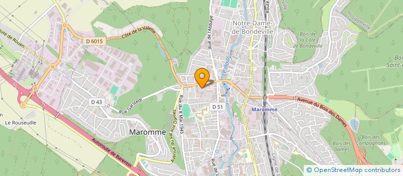 localisation de l'entreprise MONSIEUR PASCAL PATOZ  MAROMME