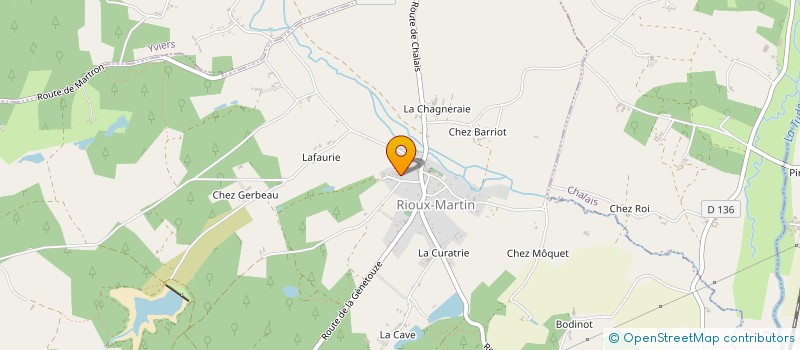 localisation de l'entreprise MONSIEUR PASCAL PATRON  RIOUX-MARTIN