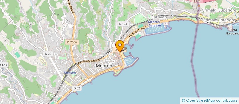 localisation de l'entreprise MONSIEUR PASCAL PATUELLI à MENTON