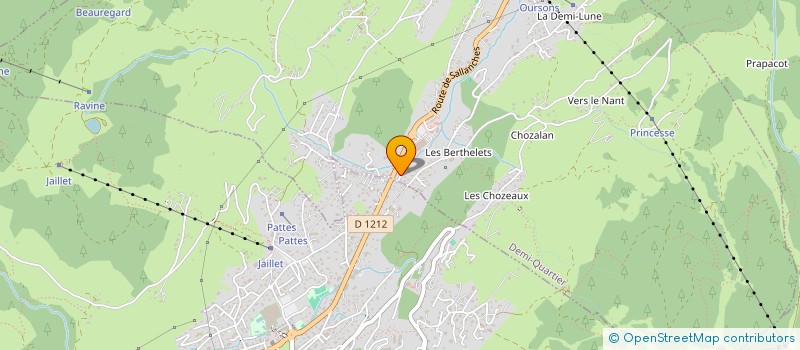 localisation de l'entreprise MONSIEUR PASCAL PAUGET  DEMI-QUARTIER