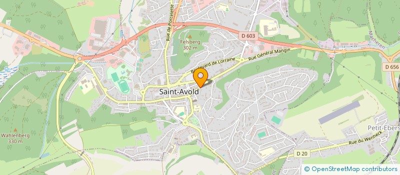 localisation de l'entreprise MONSIEUR PASCAL PAULUS à SAINT-AVOLD