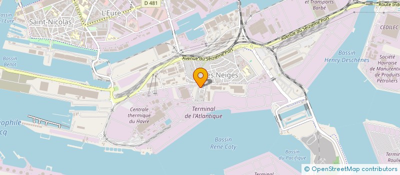 localisation de l'entreprise MONSIEUR PASCAL PAUMIER  LE HAVRE