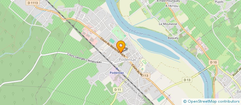 localisation de l'entreprise MONSIEUR PASCAL PAUQUET  PODENSAC