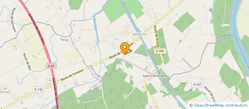 localisation de l'entreprise MONSIEUR PASCAL PECHAMBERT  VILLETON