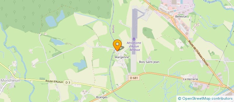 localisation de l'entreprise MONSIEUR PASCAL PECHOUX  AUTUN