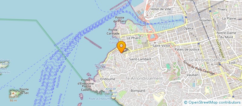 localisation de l'entreprise MONSIEUR PASCAL PEDINI à MARSEILLE