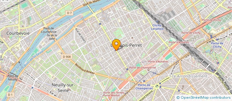 localisation de l'entreprise MONSIEUR PASCAL PELISSIER à LEVALLOIS-PERRET