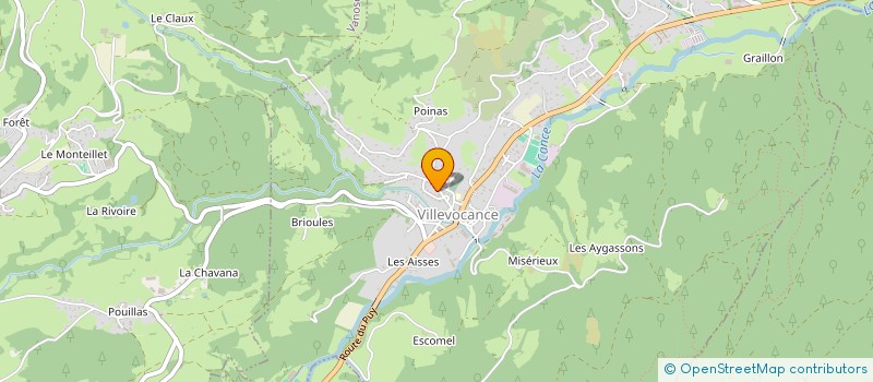 localisation de l'entreprise MONSIEUR PASCAL PELISSIER  VILLEVOCANCE