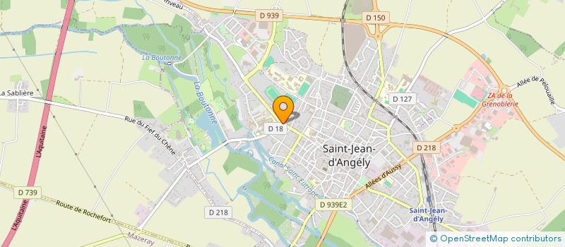 localisation de l'entreprise MONSIEUR PASCAL PELLEGRIN  SAINT-JEAN-D'ANGELY