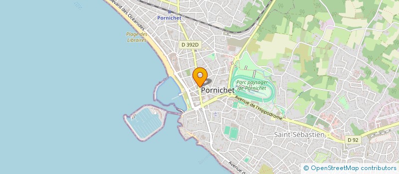 localisation de l'entreprise MONSIEUR PASCAL PENEAU  PORNICHET