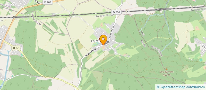 localisation de l'entreprise MONSIEUR PASCAL PEQUIGNOT  ECHENANS