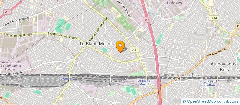 localisation de l'entreprise MONSIEUR PASCAL PEREZ à LE BLANC-MESNIL