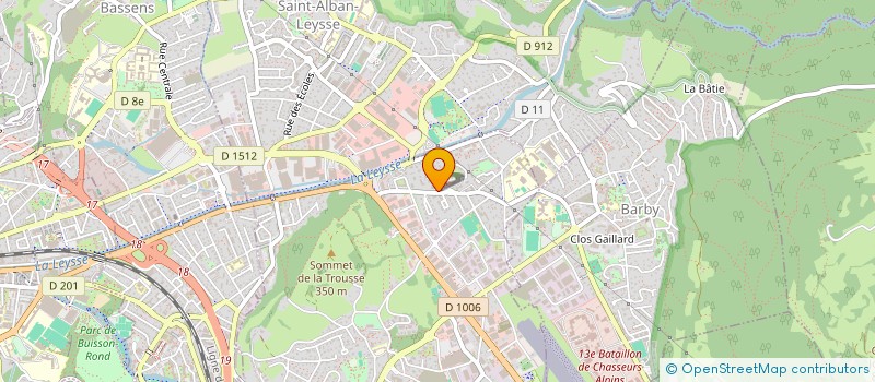 localisation de l'entreprise MONSIEUR PASCAL PEREZ  LA RAVOIRE