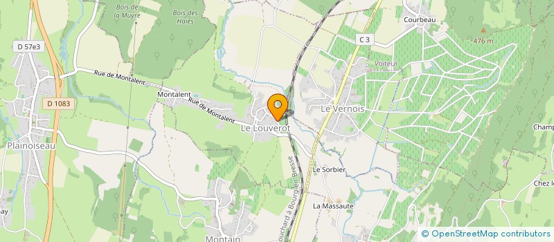 localisation de l'entreprise MONSIEUR PASCAL PERNOT  LE LOUVEROT