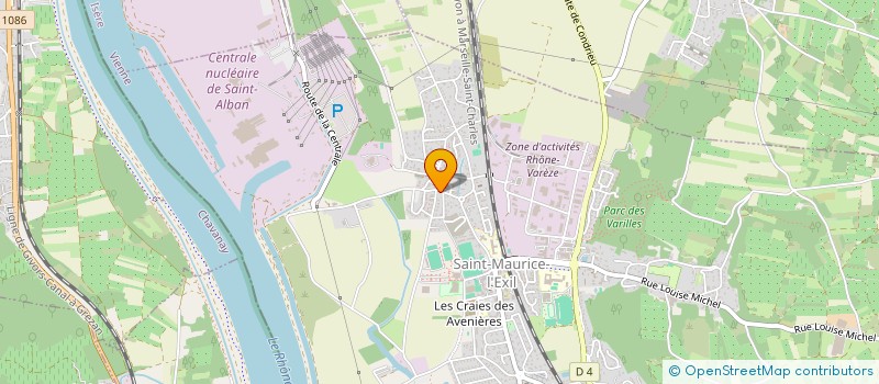 localisation de l'entreprise MONSIEUR PASCAL PERRAT  SAINT-MAURICE-L'EXIL