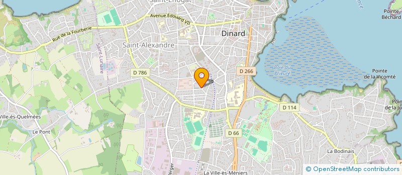 localisation de l'entreprise MONSIEUR PASCAL PERRIER  DINARD