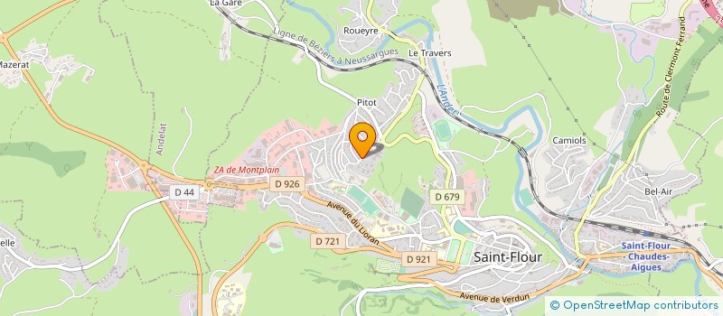 localisation de l'entreprise MONSIEUR PASCAL PERRIER à SAINT-FLOUR