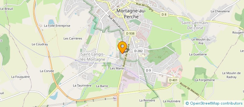 localisation de l'entreprise MONSIEUR PASCAL PERRIN à MORTAGNE-AU-PERCHE