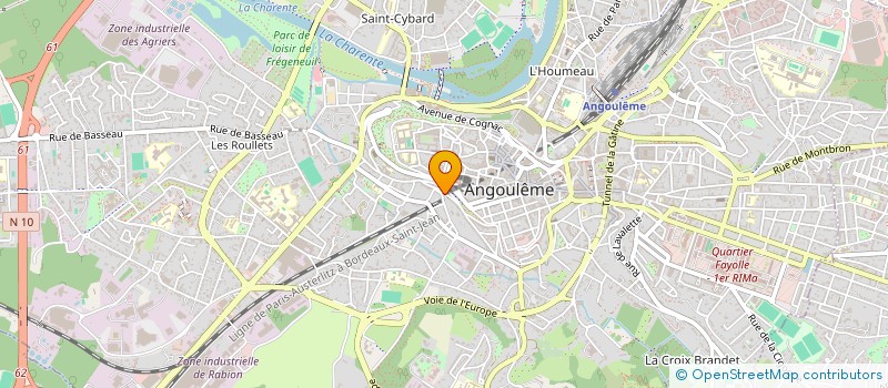 localisation de l'entreprise MONSIEUR PASCAL PERRIN à ANGOULEME