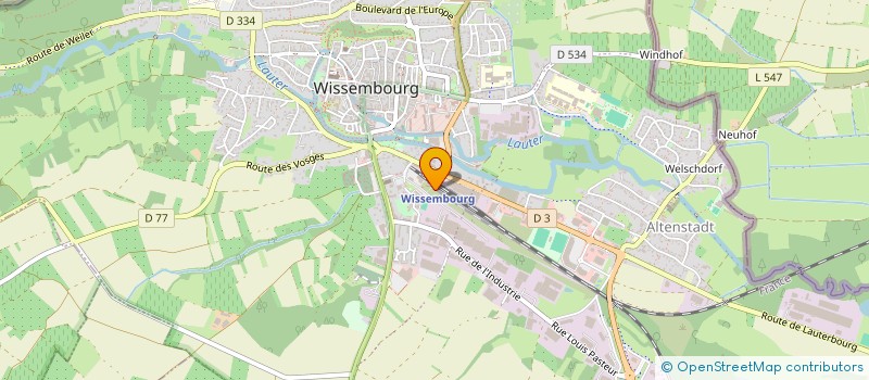 localisation de l'entreprise MONSIEUR PASCAL PERRIN-HAARHOFF  WISSEMBOURG