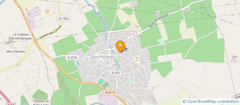 localisation de l'entreprise MONSIEUR PASCAL PERROT  BOUILLARGUES