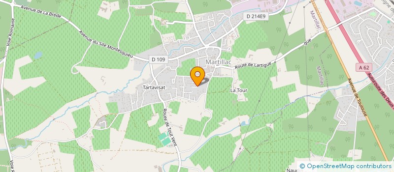 localisation de l'entreprise MONSIEUR PASCAL PERY à MARTILLAC