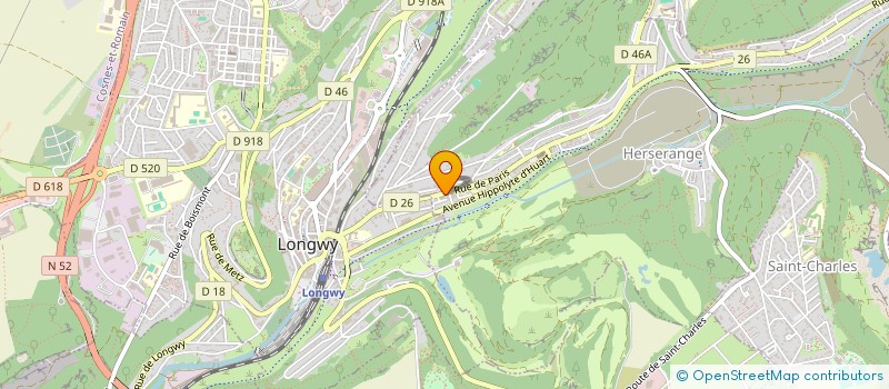 localisation de l'entreprise MONSIEUR PASCAL PESCE  HERSERANGE