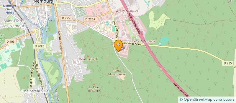 localisation de l'entreprise MONSIEUR PASCAL PETIT  NEMOURS